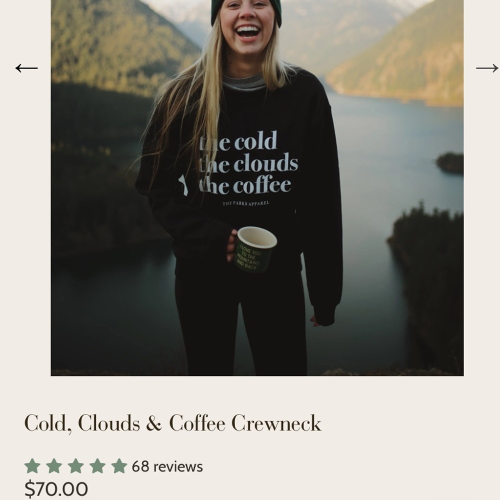 Wondery (previously The Parks Apparel) Sweatshirt
